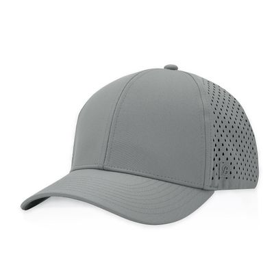 Billest Ivins Snapback Hat | Men's & Women's Fitted Baseball Cap | 6 Panel Blank Cap | Breathable & Lightweight | Outdoor | Running hat with Curved Brim - Dark Grey