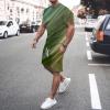 Mens Short Sets 2 Piece Outfits Designer Short Sleeve T-Shirts and Shorts Set Summer Tracksuit Workout Beach Casual Set view 2