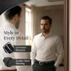 Access Denied Genuine Leather Dress Belts For Men - Mens Belt For Suits, Jeans, Uniform Black Belt - Designed in the USA view 3