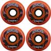 TronX Outdoor Asphalt Pavement 85A Inline Roller Hockey Wheels 4 Pack | 59mm, 68mm, 72mm, 76mm, 80mm Sizes Hi-Lo (59mm) view 1
