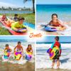 JAMBO 2 Pack Inflatable Surf Body Boards with Handles for Water Slides, Boogie Boards for Beach, Pool, Lake & Slip Slides, Lightweight Floating Water Toys for Kids & Adults view 3