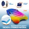 JAMBO 2 Pack Inflatable Surf Body Boards with Handles for Water Slides, Boogie Boards for Beach, Pool, Lake & Slip Slides, Lightweight Floating Water Toys for Kids & Adults view 4