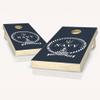 Skip's Garage US Navy Global Cornhole Set - 2x4 Boards (Corn Filled Bags) - Include Hole Lights + Score Tower view 1