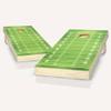 Skip's Garage Football Cornhole Set - 2x4 Boards (Corn Filled Bags) - Include Hole + Edge Lights view 1