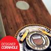 Skip's Garage Coast Guard Medal Cornhole Set - 2x4 Boards (Corn Filled Bags) - Include Edge Lights + Score Tower view 2