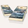 Pirate Ship Cornhole Set - 2x4 Boards (All Weather Bags) - Include Case + Edge Lights view 1