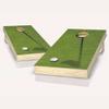 Skip's Garage Golf Cornhole Set - 2x4 Boards (Corn Filled Bags) - Include Case + Hole Lights + Score view 1