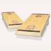 Skip's Garage Basketball Court Cornhole Set - 2x4 Boards (All Weather Bags) - Include Case + Hole Lights view 1