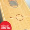 Skip's Garage Basketball Court Cornhole Set - 2x4 Boards (All Weather Bags) - Include Case + Hole Lights view 2