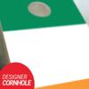 Skip's Garage Irish Flag Cornhole Set - 2x4 Boards (All Weather Bags) - Include Case + Edge Lights view 2