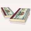Skip's Garage California Distressed State Flag Cornhole Set - 2x4 Boards (Corn Filled Bags) - Include Case + Hole + Edge Lights view 1