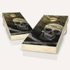 Pirate Skull Cornhole Set - 2x4 Boards (Corn Filled Bags) - Include Board Hole Lights view 1