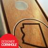 Skip's Garage Arizona State Stained Cornhole Set - 2x4 Boards (All Weather Bags) - Include Score Tower view 2
