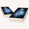 Skip's Garage US Air Force Lightning Cornhole Set - 2x4 Boards (Corn Filled Bags) - Include Edge Lights + Score Tower view 1