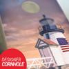 Skip's Garage Nantucket Lighthouse Cornhole Set - 2x4 Boards (All Weather Bags) - Include Hole + Edge Lights view 2
