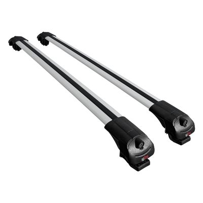 apline Compatible with Dacia Duster 2 (HM) 2018-2024 ACE-1 Car Roof Rack Cross Bar Grey Aluminium 2 Bars