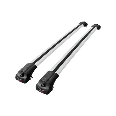 apline Compatible with Skoda Yeti (5L) 2009-2017 ACE-1 Model Car Roof Rack Cross Bar Gray Aluminium 2 Bars