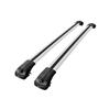 apline Compatible with Skoda Yeti (5L) 2009-2017 ACE-1 Model Car Roof Rack Cross Bar Gray Aluminium 2 Bars view 1
