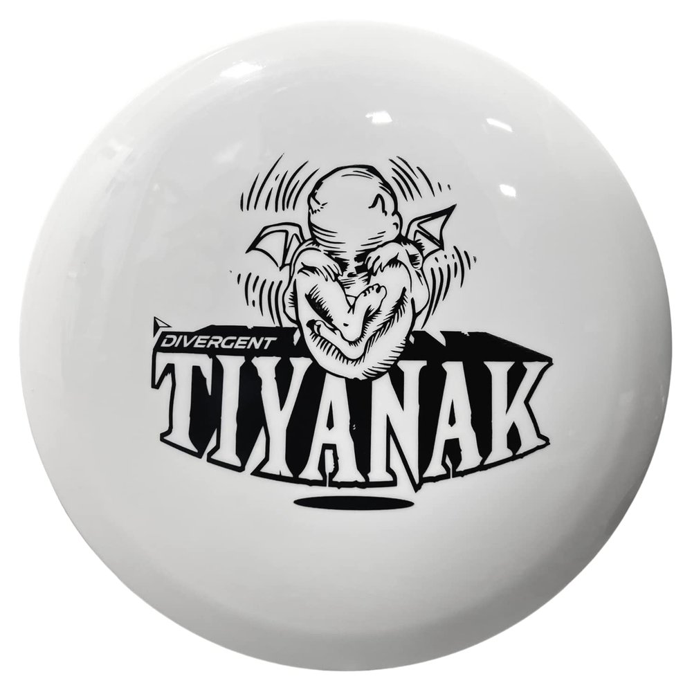 Divergent Discs | Tiyanak | Disc Golf Fairway Driver | Max Grip (White)