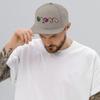 Adult Men Women Snapback Hat Embroidered Sushi Heather Grey view 3