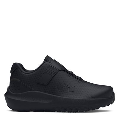 Under Armour Boys' Infant Surge 4 Alternate Closure, (002) Black/Black/Black, 6, US