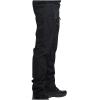 Uillui Tactical Waterproof Pants for Men Flex Stretch Work Pants Relaxed Fit Ripstop Cargo Pants for Outdoor Combat Hiking Black view 1