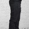 Uillui Tactical Waterproof Pants for Men Flex Stretch Work Pants Relaxed Fit Ripstop Cargo Pants for Outdoor Combat Hiking Black view 3