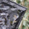 Camouflage Netting black,double Camo Netting,military hunting camouflage net,sunscreen/shade net,privacy screen,oxford fabric, waterproof, breathable,Camouflage Netting,Black-1.5x1m(4.9*3.3ft) view 2