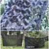 Camouflage Netting black,double Camo Netting,military hunting camouflage net,sunscreen/shade net,privacy screen,oxford fabric, waterproof, breathable,Camouflage Netting,Black-1.5x1m(4.9*3.3ft) view 4