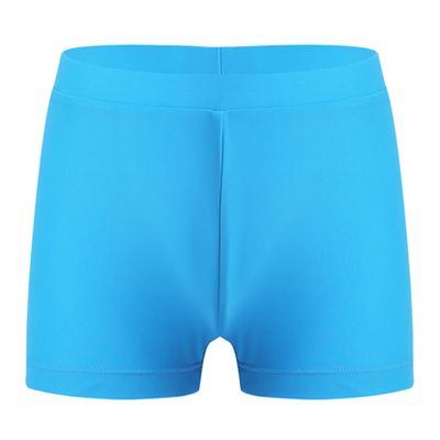 Loloda Girls Active Swim Shorts UPF 50+ Sun Protection Boyshort Swimming Bottoms Quick Dry Swimwear Blue 8 Years