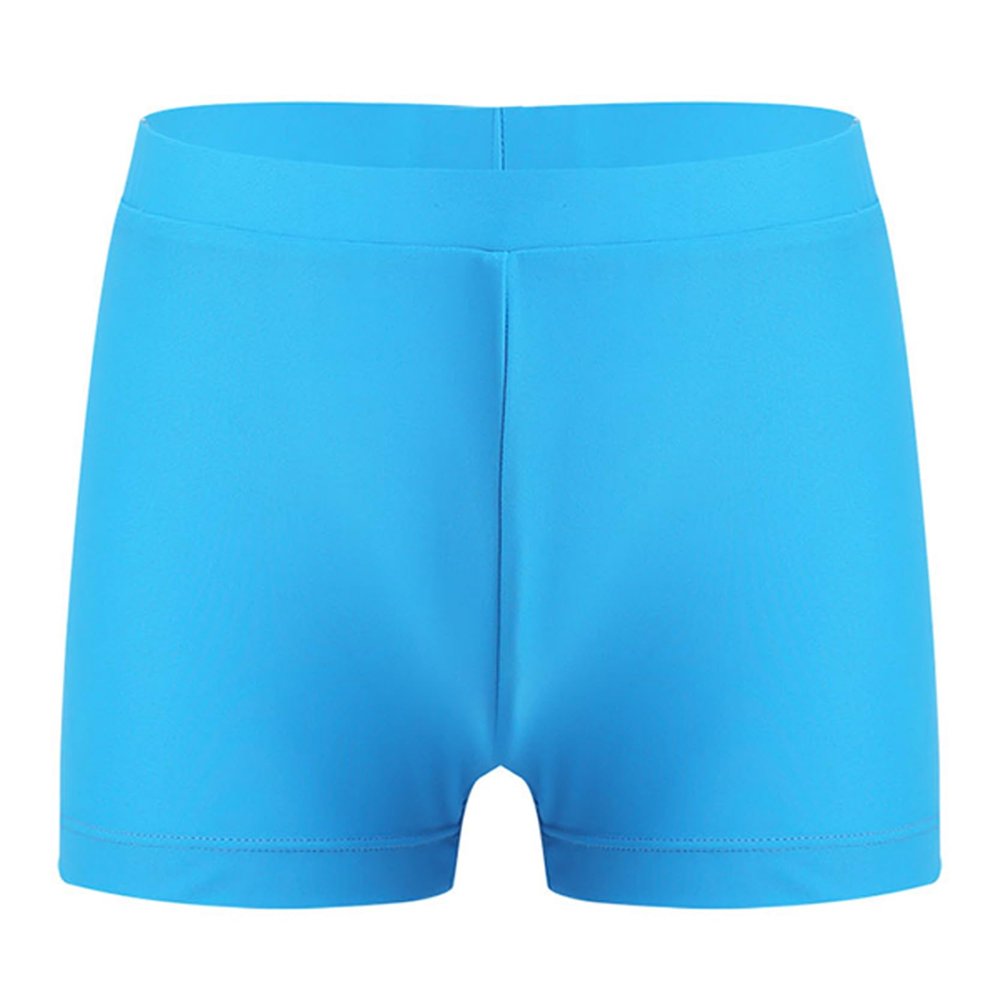 Loloda Girls Active Swim Shorts UPF 50+ Sun Protection Boyshort Swimming Bottoms Quick Dry Swimwear Blue 8 Years