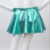 Nikiikoo Kids Girls Shiny Metallic Mini Flared Pleated Skater Skirt Athletic Dance Scooter Skorts Skirts Lakegreen 12 Years view 4