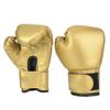 Children Boxing Gloves, One Pair Kids Sandbag Punching Punching Sparring Training Mitts Gloves (Gold)