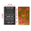 ENGZHI Dad Christmas Cards from Daughter, Thank You I Love You Wallet Card view 2