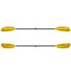 YUZIZ Kayak Paddle and Paddle Bag for Touring Kayaking in Ocean,River,Lake,Carbon Shaft with Plastic Adjuster and Fiberglass Blade (Yellow,200cm-210cm) view 2