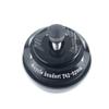 1-1/8" 44mm Bike Headset, Threadless Sealed Bearings Mountain Bike Headsets Accessory Black (Color : Black, Size : 42-52mm)