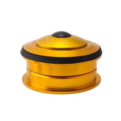 BOXKAT 1-1/8" Bearing Headset, 44 Mm Frame 28.6mm Threadless Straight Steerer Fork Bearing Bike Headset (Color : Gold, Size : 44mm)