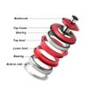 BOXKAT 1-1/8" Bearing Headset, 44 Mm Frame 28.6mm Threadless Straight Steerer Fork Bearing Bike Headset (Color : Gold, Size : 44mm) view 2