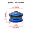 BOXKAT 1-1/8" Bearing Headset, 44 Mm Frame 28.6mm Threadless Straight Steerer Fork Bearing Bike Headset (Color : Gold, Size : 44mm) view 3