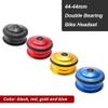 BOXKAT 1-1/8" Bearing Headset, 44 Mm Frame 28.6mm Threadless Straight Steerer Fork Bearing Bike Headset (Color : Gold, Size : 44mm) view 4