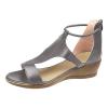 Black Wedges For Women Dressy Closed Toe Womens Topic Espadrille Sandal Shoes Black Nubuck view 4