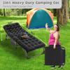 ABORON 5 Positions Camping Cots for Adults,Outdoor Folding Sleeping Cot/Mat,Folding Chaise Lounge Chair with Pillow,Portable Reclining Chair for Beach Lawn Camping Pool,Sunbathing Chairs view 2