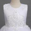 1st Communion Dresses for Girls - Girls Dress - Angel Costumes for Girls - Flower Girls Lace Bridesmaid Dress Long A Line Wedding Pageant Dresses Tulle Party Gown White - Pearl 5-6 Years view 2