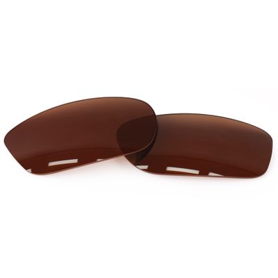 Forobb 1.6MM Polarized Replacement Lenses Compatible with Costa Del Mar Reefton Sunglasses - Dark Brown - Polycarbonate Polarized