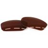 Forobb 1.6MM Polarized Replacement Lenses Compatible with Costa Del Mar Reefton Sunglasses - Dark Brown - Polycarbonate Polarized view 2