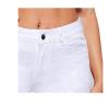 Lace Jeans Shorts for Women Summer Stretch Skinny Denim Pants Ripped Distressed Shorts with Pockets (Large,White) view 2