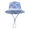 Toddler Sun Hat UPF 50+ Large Brim Outdoor Play Baby Sun Protective Kids Bucker Hat Summer Beach Cap for Boys Girls (as1, Age, 2_Years, 4_Years, 06 Blue Dinosaur) view 1