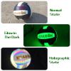 KPASON Volleyballs, Holographic Glow in The Dark Volleyball Official Size 5, Indoor Outdoor Beach Volleyball Ball view 2