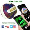 KPASON Volleyballs, Holographic Glow in The Dark Volleyball Official Size 5, Indoor Outdoor Beach Volleyball Ball view 3