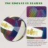KPASON Volleyballs, Holographic Glow in The Dark Volleyball Official Size 5, Indoor Outdoor Beach Volleyball Ball view 4